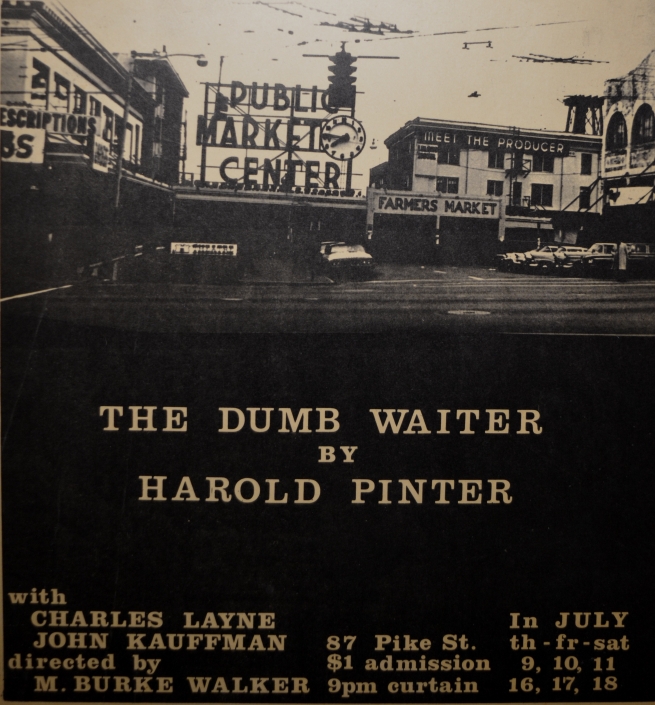 The poster for The Dumbwaiter